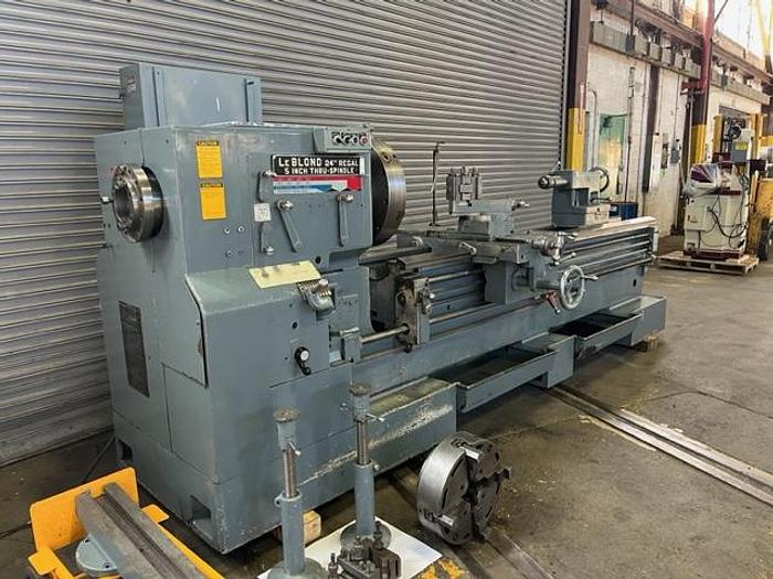 Used 1981 Leblond 24"x132" Sliding Gap Bed Lathe