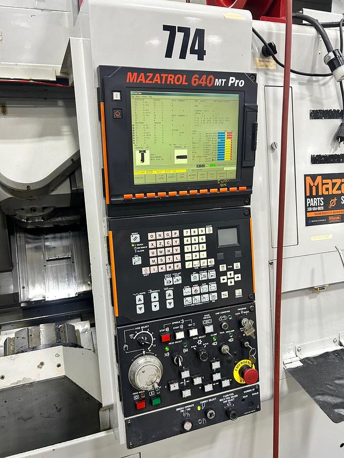 Used 2007 Mazak Integrex 100-IIIST, Parts Catcher, Chip Conveyor, Fire Suppression System