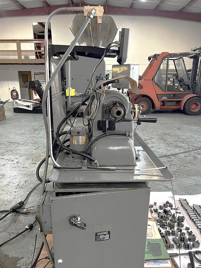 Used 1967 Hardinge HC Super Precision Chucker Tool Room Lathe, Acu-Rite 2 Axis DRO, lots of tooling included