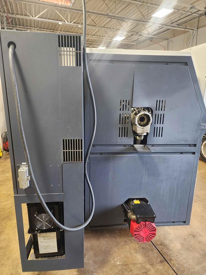 Used 2013 Miyano BNA-42 DHY w/ Milling & Subspindle, Y Axis, Dual Front and Rear Turrets, Edge Bar Patriot 338 Barfeed, HPC