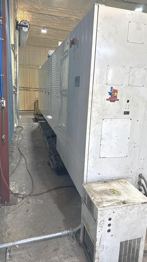 Used 2007 Challenger SL350 Hollow Spindle CNC Lathe, 10.25" Bar Cap., (2) 25" 4 Jaw Man. Chks, Steady Rests, Tailstock, 120" cc