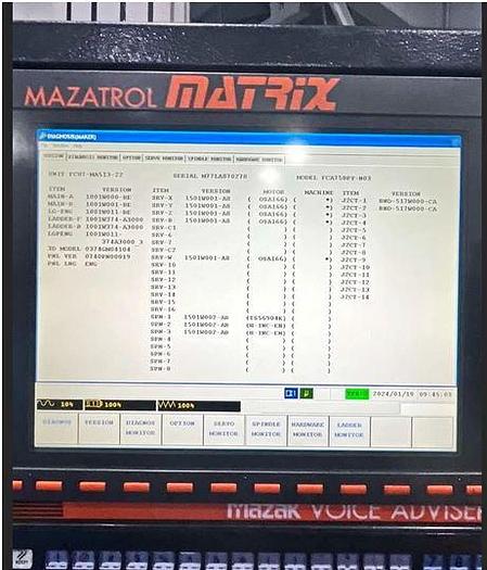 Used 2007 Mazak Integrex 300-IV S Turn/Mill Center 