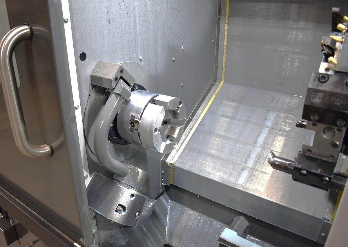 Used 2023 Haas ST-10 Chucker with Chip Conveyor, Tool Presetter, 6.5" Hyd Chuck, Under 200 Cut Hours