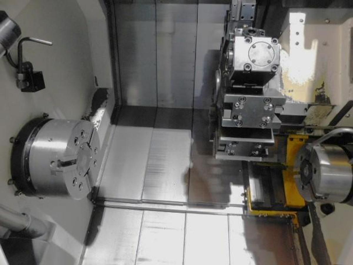 Used 2021 Hwacheon Hi-Tech 230BL YSMC w/ Milling, Y Axis, Subspindle, Chip Conv., Parts Catcher, 10" Chk 3.19" Bar Capacity