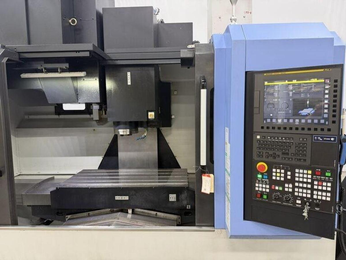 Used 2022 DN Solutions Mynx 5400/50 II with 4th Axis Drive, CAT50 Big Plus Spindle, Chip Conveyor, Mist Collector, Conversational
