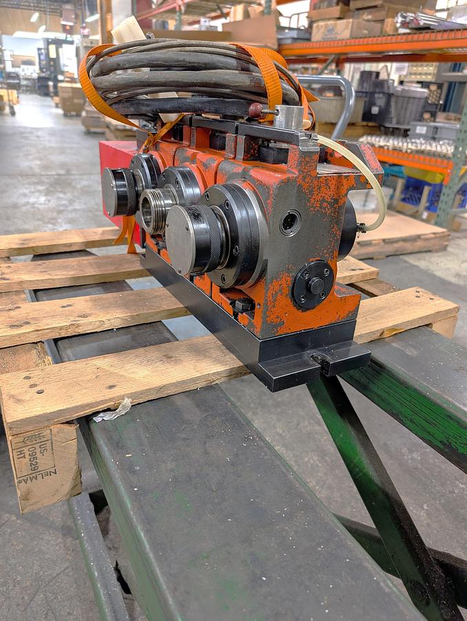 Used 1999 Haas HA5C3-HD-CNC-AC25 3 Spindle 5C Collet Indexer Unit