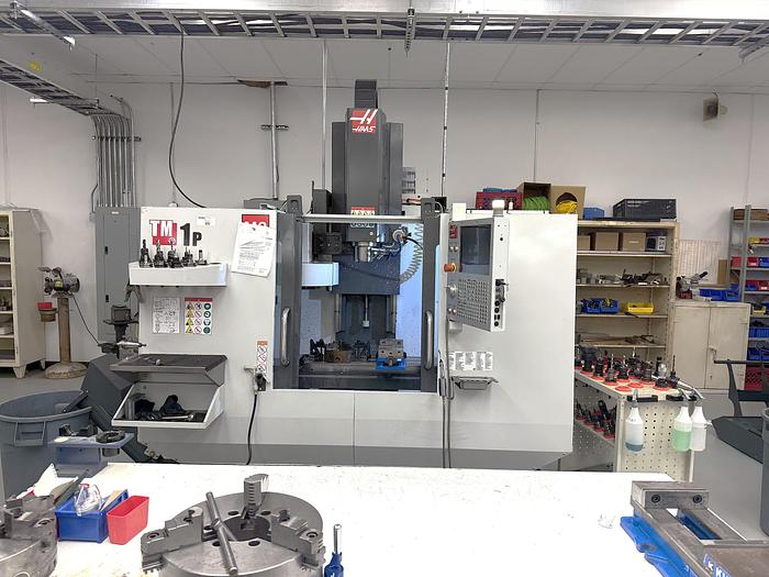 Used 2019 Haas TM-1P with Chip Auger, 10 Station Tool Changer