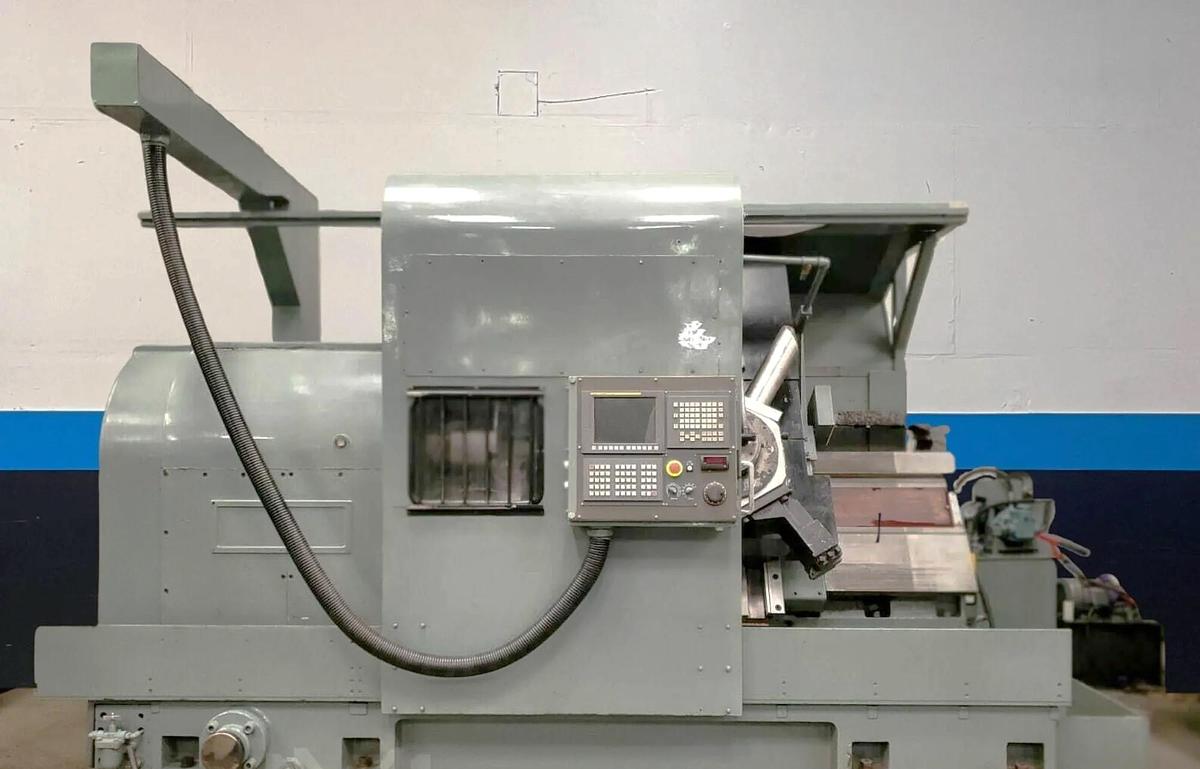 Used 1990 Mori Seiki SL-8B with Updated Fanuc 0i-TD Control, 24" 3 Jaw Hydraulic Chuck, 10.2" Spindle Bore