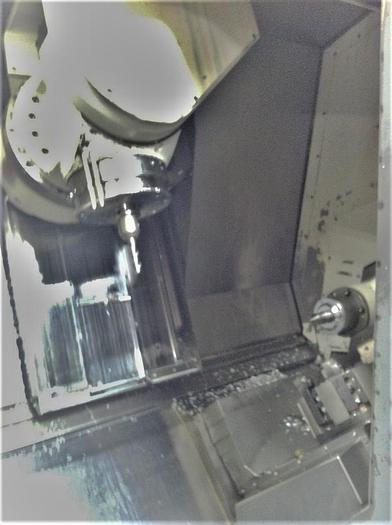 Used 2003 Mazak Integrex 200-IIIT with Lower Turret, Tailstock, B Axis Pendulum Turret