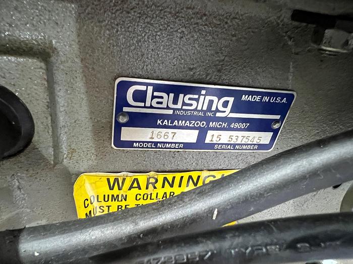 Used 2007 Clausing 15" (8) Spindle Drill Press - Head Casting 387-005