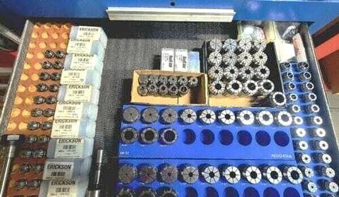 Used 2021 Haas VF7/40 with 15,000 RPM, Coolant Thru Spindle, 30 Station Side Mounted ATC, Haas Probing, LOW HOURS!!