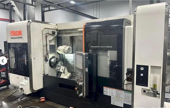 Used 2013 Mazak Integrex i-400S 8 Axis Mill Turn Center with C Axis Main & Subspindle, Y Axis, Full 5 Axis Machining, 72 Position ATC