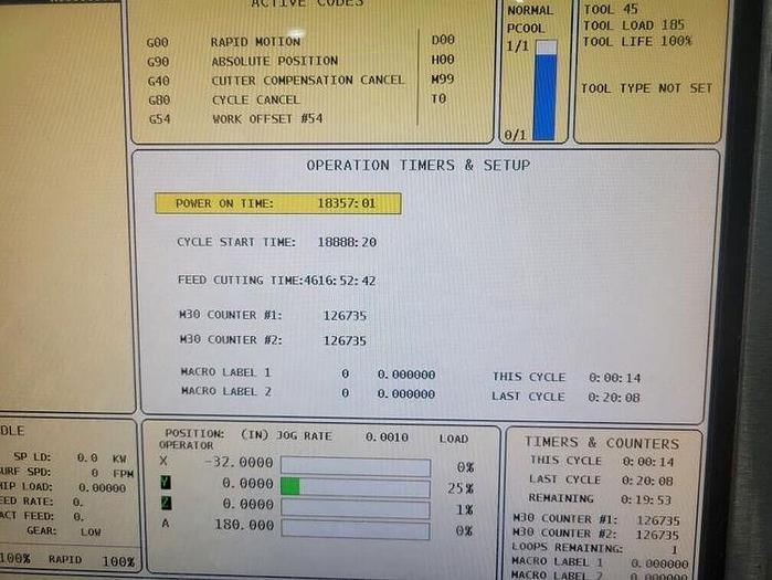 Used 2009 Haas EC-1600ZT