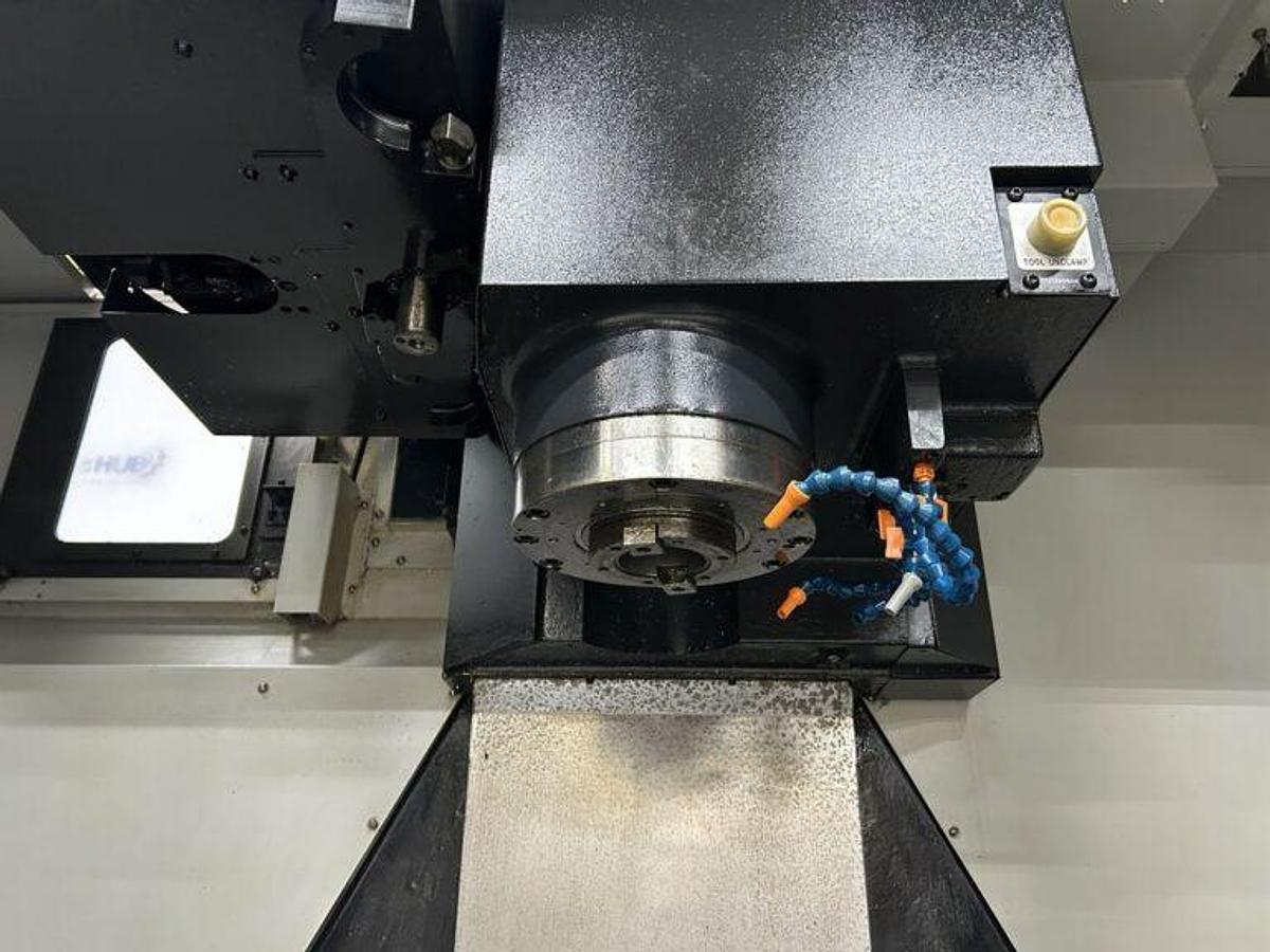 Used 2022 DN Solutions Mynx 5400/50 II with 4th Axis Drive, CAT50 Big Plus Spindle, Chip Conveyor, Mist Collector, Conversational