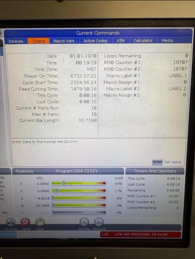 Used 2019 Haas ST-20Y with Subspindle, 6,000 RPM Milling, Y Axis, Barfeed, Chip Conveyor, Parts Catcher, High Press. Coolant