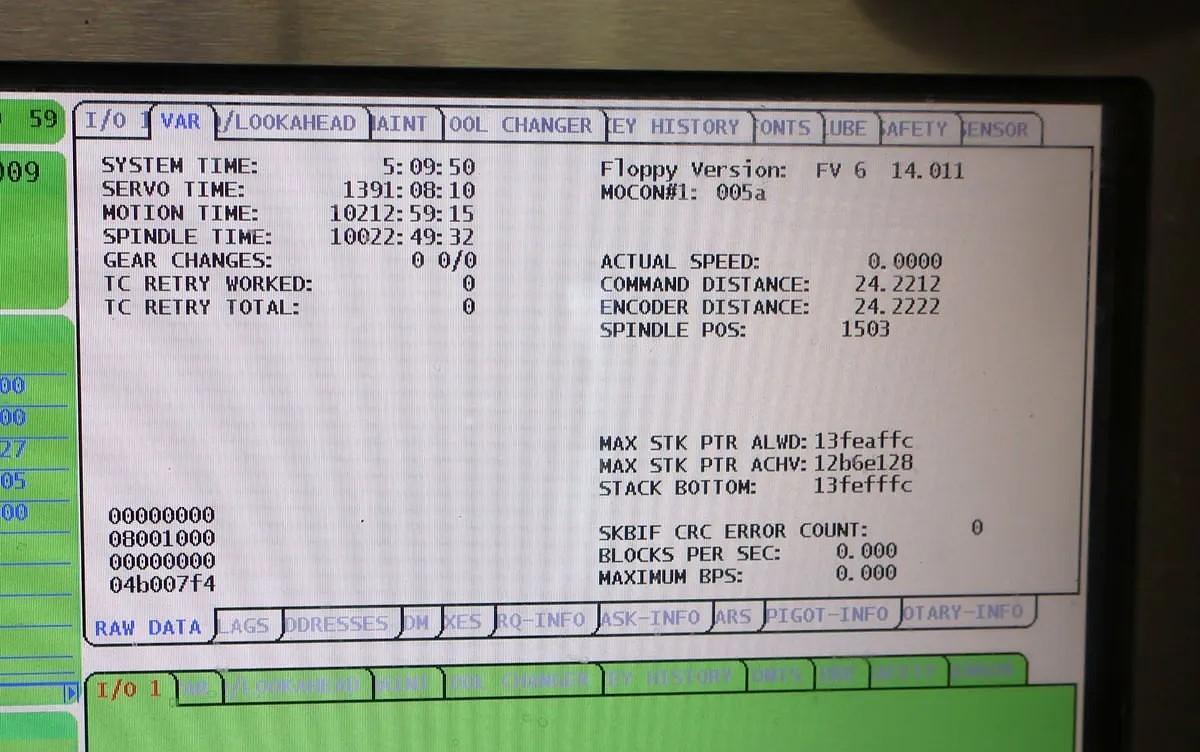 Used 2015 Haas VF-4SS w/ Coolant Thru Spindle, Haas Probing, 15,000 RPM Spindle, PCool, Auger