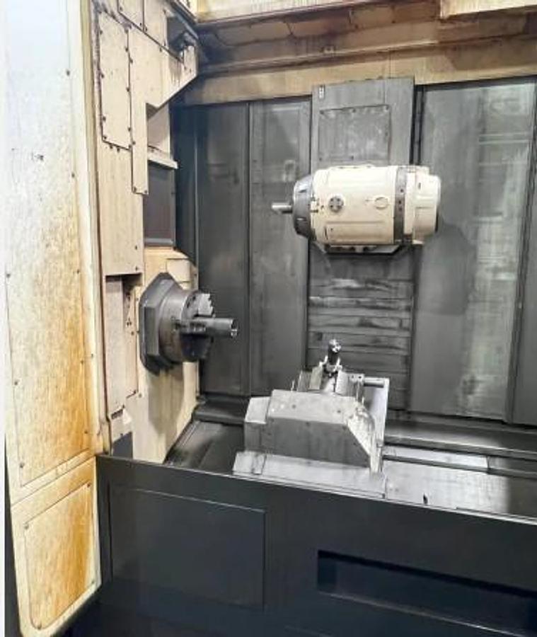 Used 2017 Mazak Integrex i-400ST with Barfeed, Dual Spindles, Y Axis, B Axis, C Axis, Lower Turret
