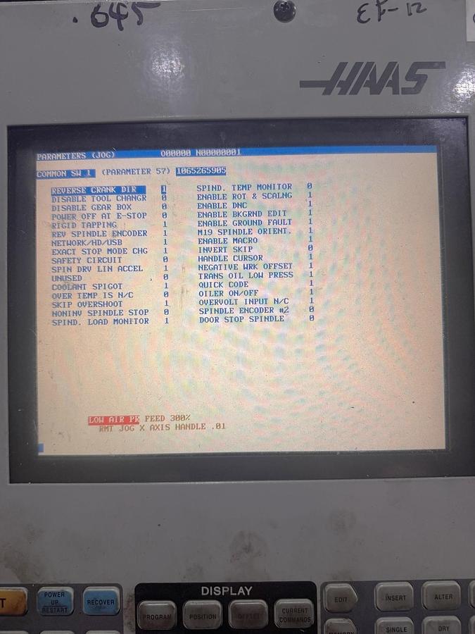 Used 2004 Haas VF8/50 with 50 Taper Spindle, 10,000 RPM Geared Head, Coolant Thru Spindle, Probe Ready, PCool, Auger, Side Mounted ATC