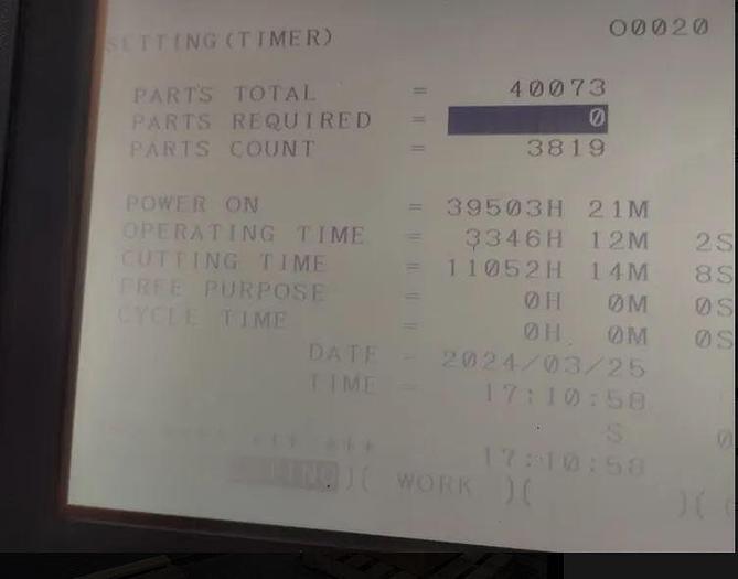 Used 2007 Vanguard CAK80485D 2 Axis Long Bed Shaft Lathe