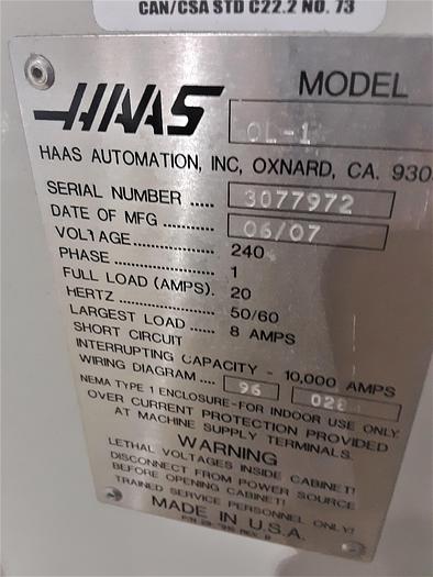 Used 2007 Haas OL-1