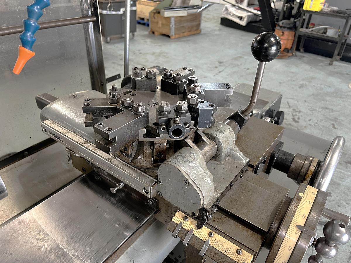 Used 1967 Hardinge HC Super Precision Chucker Tool Room Lathe, Acu-Rite 2 Axis DRO, lots of tooling included