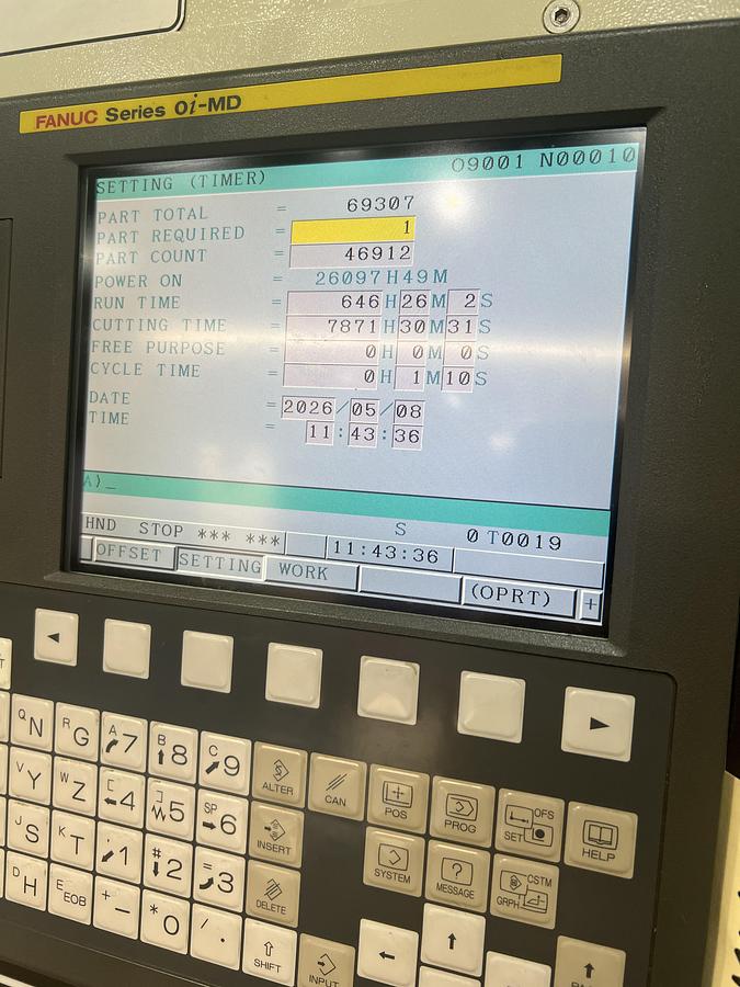 Used 2010 Chevalier Quick Precision QP1620-L VMC with Rigid Tapping, 15,000 RPM, Hi-Spd Machining, BT30 Taper, 20 Pos. ATC, Fanuc 0i-MD Control