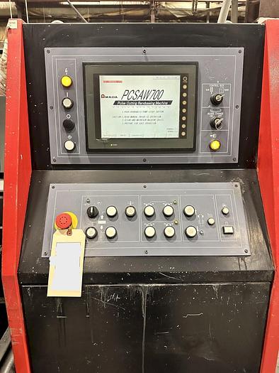 Used 2012 Amada PCSAW700 CNC Dual Column Horizontal Bandsaw