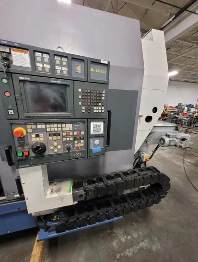 Used 2000 Mori Seiki SL400B/2000 with 80" cc, 4.33" Bar Capacity, 15" Hyd. Chuck, LNS Steady Rest, Tailstock, MSC-501 Control