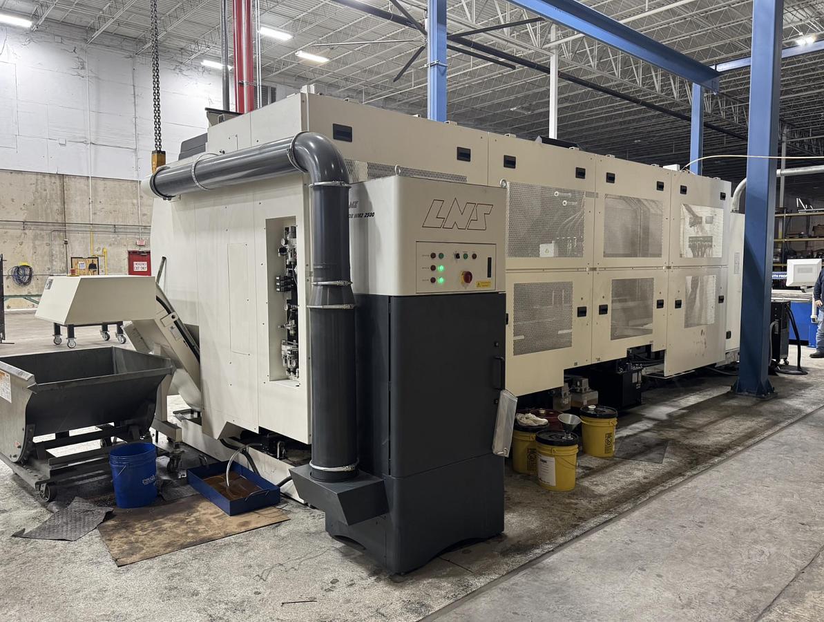 Used 2022 DMG Mori SL603BMC/4000 with C Axis/Live Milling, 28" 3 Jaw Chk, 21" Rear Chk, Steady Rests, 7.3" Bar Cap., Fanuc