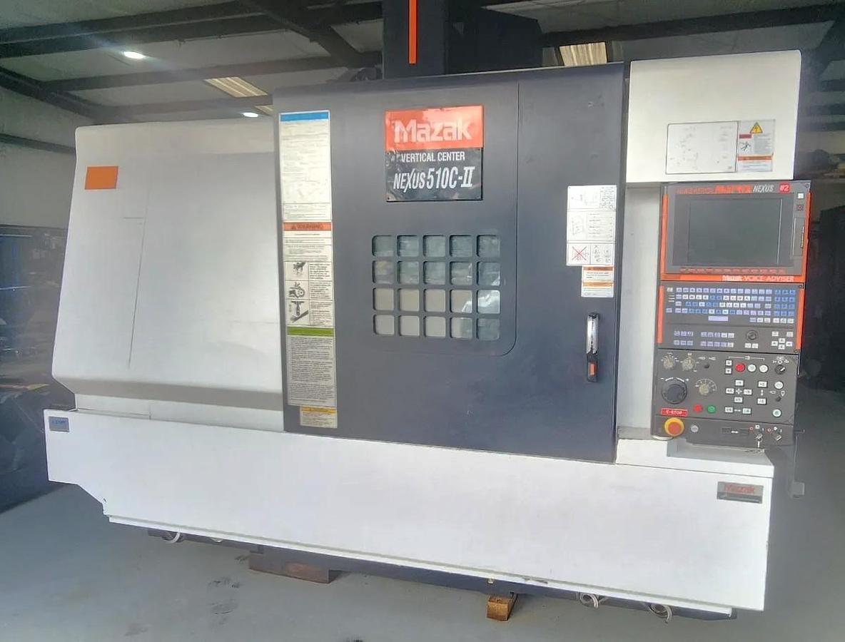 Used 2013 Mazak Nexus VCN 510C II with Prepped for Coolant Thru Spindle, 4th Axis Drive, Chip Conveyor, 30 Station ATC