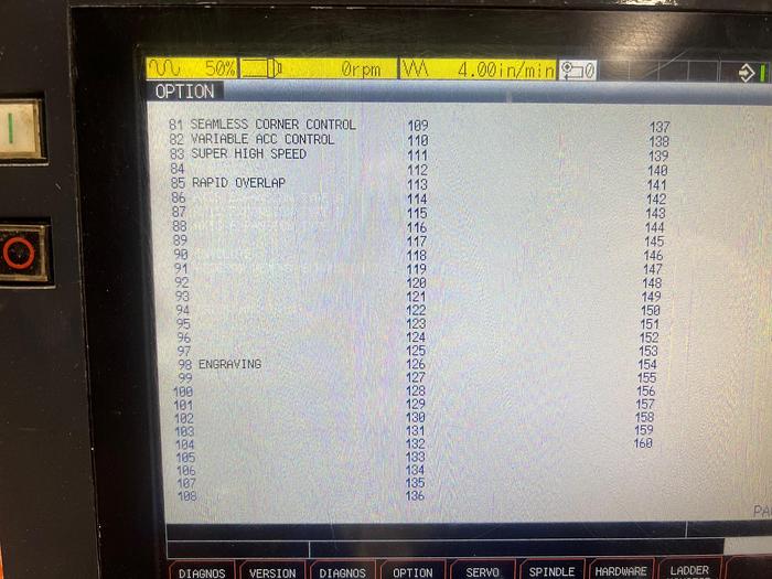 Used 2016 Mazak VCU-500C with Mazak 4th Axis Rotary Table, Coolant Thru Spindle, Probing