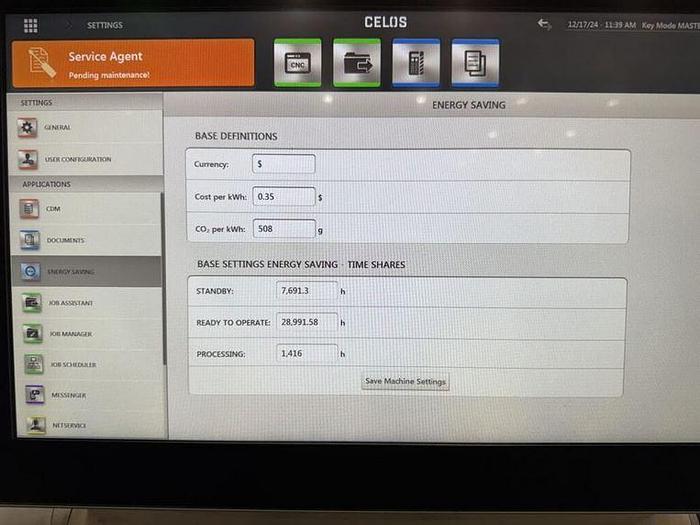 Used 2017 DMG Mori DMC 650V Graphite Machine 40,000 RPM
