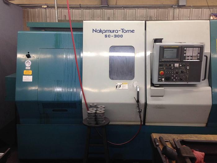 Used 2005 Nakamura Tome SC300 Fanuc 21iT