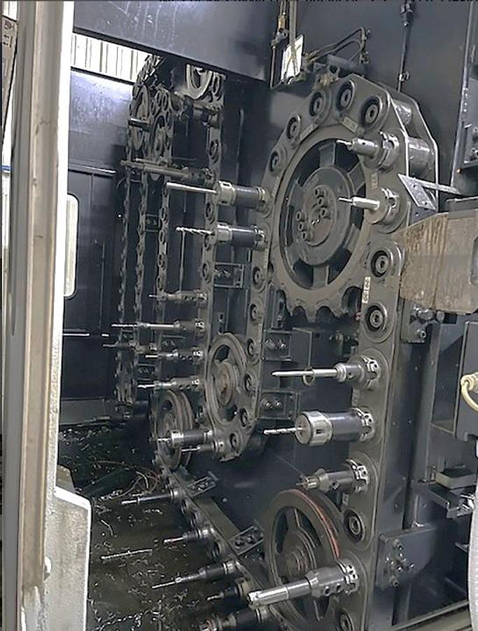 Used 2008 Mazak Variaxis 500-5X II with Pallet Changer, Trunnion Style 5 Axis Design, HSK-63A Taper, 25,000 RPM, 120 ATC, CTS