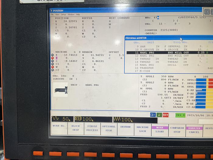 Used 2010 Mazak Nexus QTN 350-II MSY/650