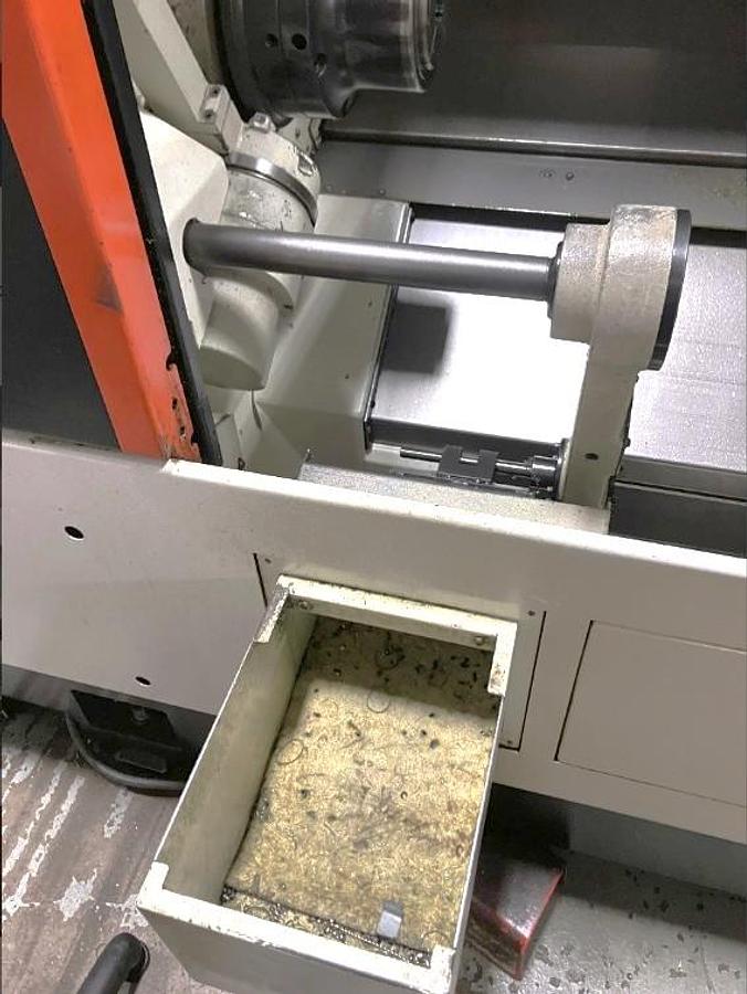 Used 2014 Mazak Nexus QTN 250-II with ATS Barfeeder, Parts Catcher, Chip Conveyor, Tailstock, Collet Chuck, 10" Chuck