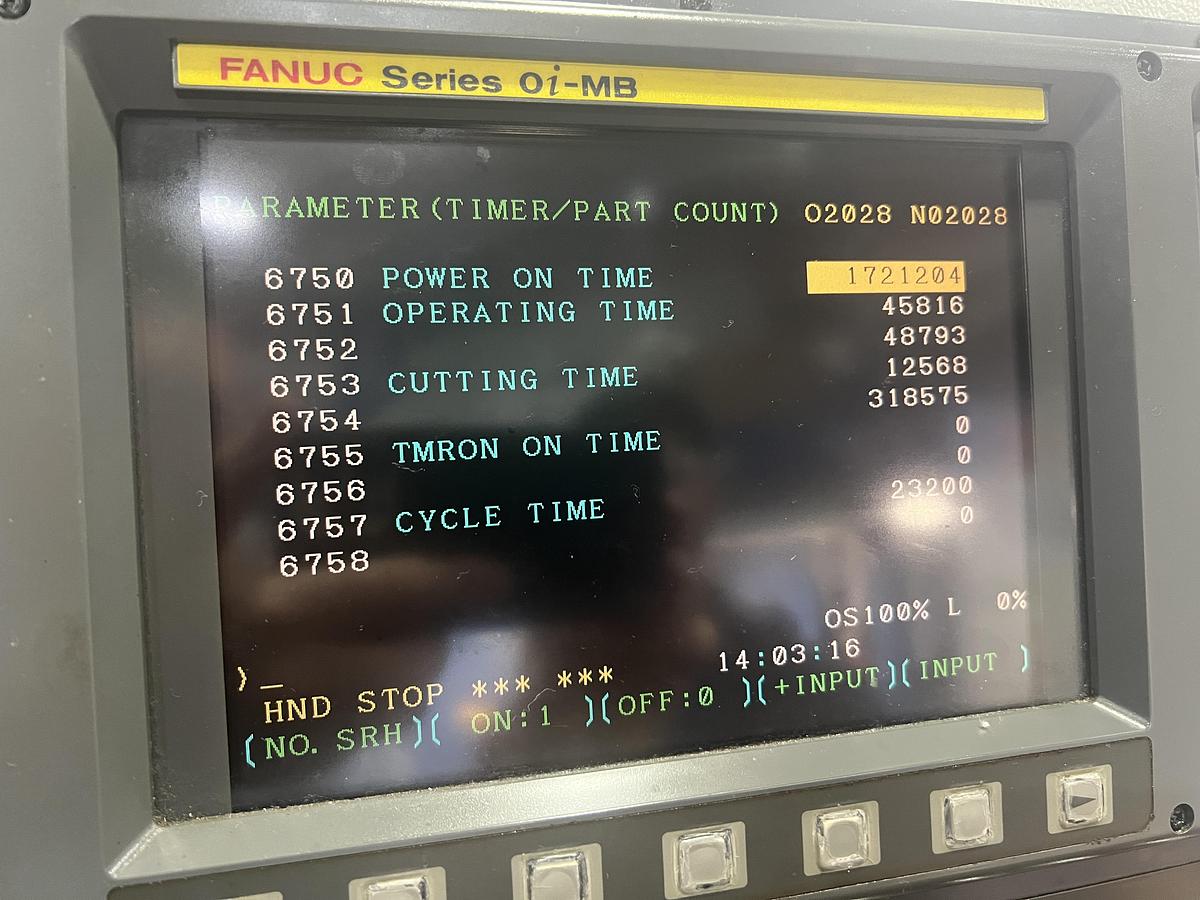 Used 2005 Hyundai-Kia VX500 3 Axis Vertical Machining Center w/ Coolant Through the Spindle, 24 Station Side Mounted ATC