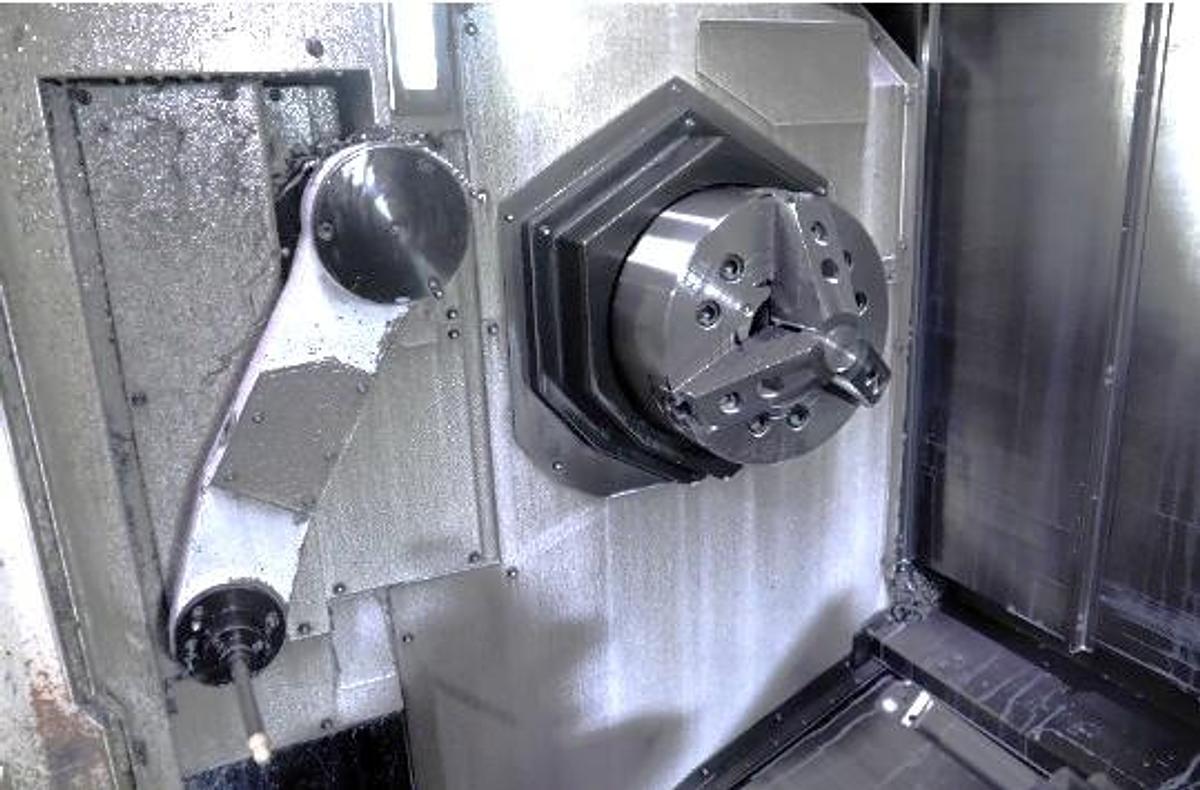 Used 2011 Mazak Integrex i-200ST/1500 with Subspindle, Lower Turret, 36 Station ATC, Mazatrol Matrix 2 Control