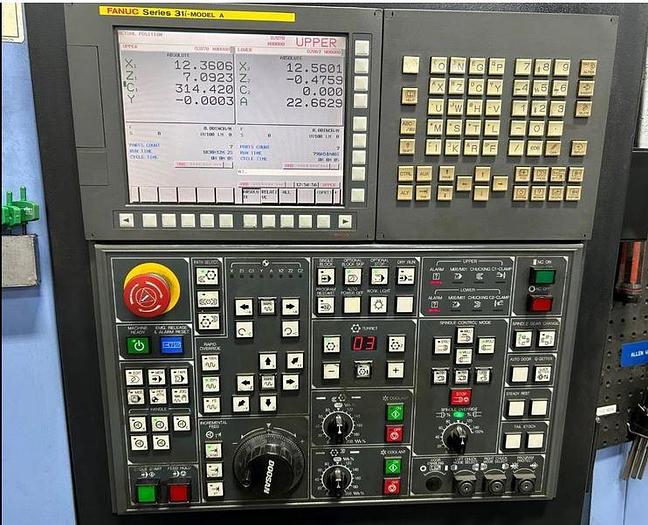 Used 2010 Doosan Puma TT1800SY Twin Spindle/Twin Turret 8 Axis Turn/Mill Lathe