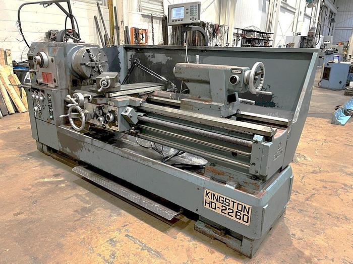 Used 2007 Kingston Model HD2260 Gap Bed Engine Lathe
