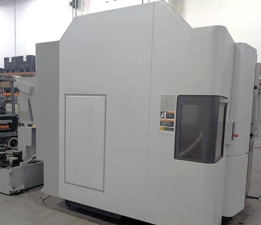 Used 2014 DMG Mori NHX4000 with 1 Degree Pallet Index, Chip Blaster Hi Press CTS, 12,000 RPM, 60 Station ATC, 12,000 RPM, Chip Conveyor