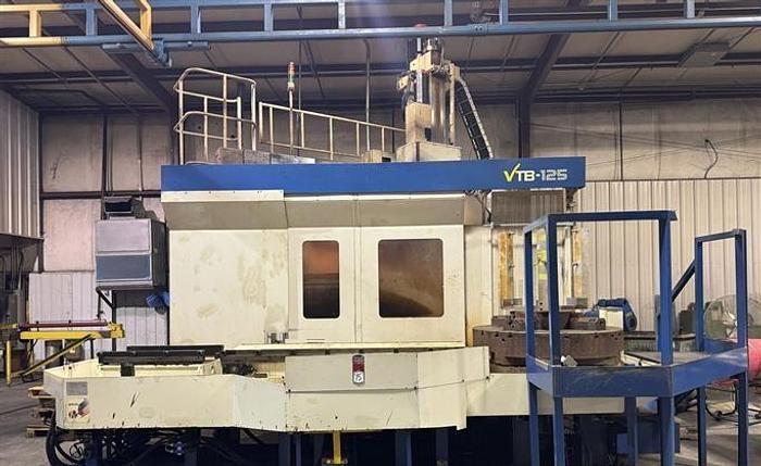 Used 2000 Hankook VTB-125C with Pallet Changer and Live Tooling