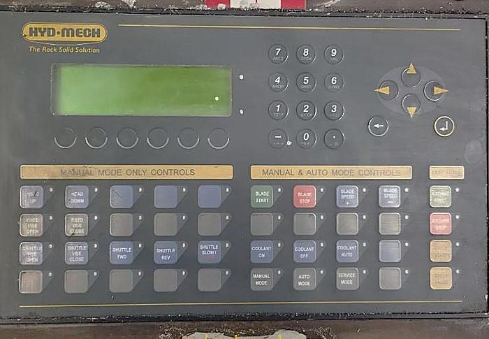 Used 2005 Hyd-Mech Model H-28A Dual Column Programmable Horizontal Bandsaw