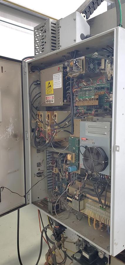 Used 2001 Haas VF4D with Haas HRT210 4th Axis Table, Tailstock, Auger, Prog. Coolant, Quick Code