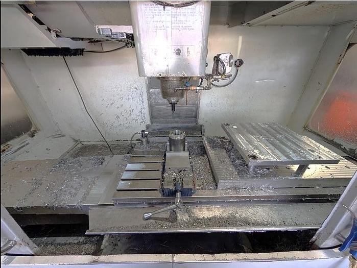Used 2007 Haas VF5/50 XT with 4th Axis Drive, Tool Probing, 10,000 rpm, 50 Taper with Extended X Axis Travel