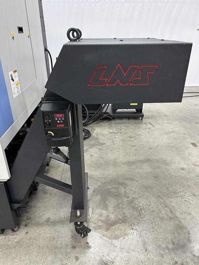 Used 2022 DN Solutions Mynx 5400/50 II with 4th Axis Drive, CAT50 Big Plus Spindle, Chip Conveyor, Mist Collector, Conversational