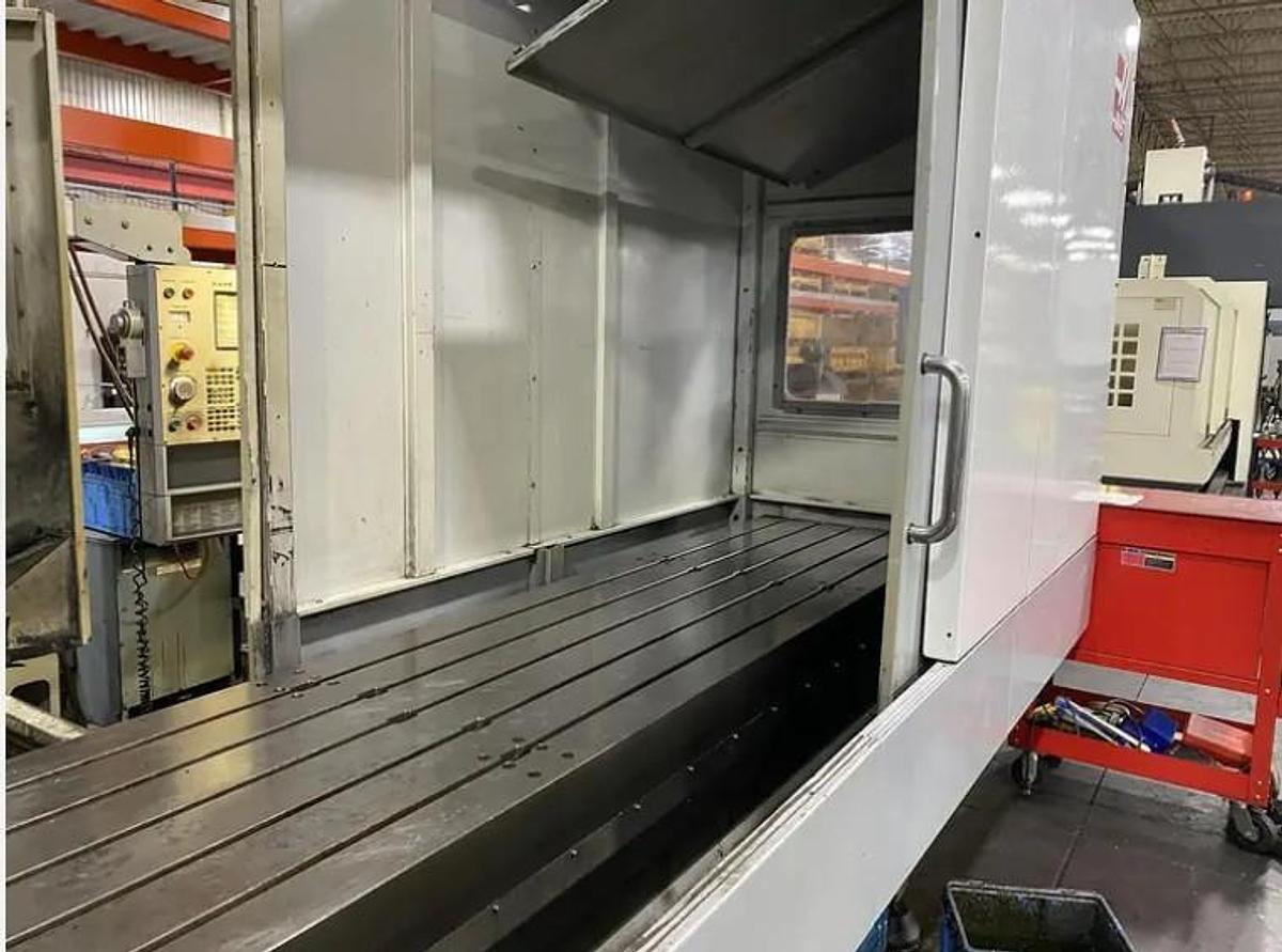 Used 2005 Haas EC-3000 3 Axis Horizontal Machining Center with Coolant Thru Spindle, 30 ATC, Geared Head, 6000 RPM, CAT 50