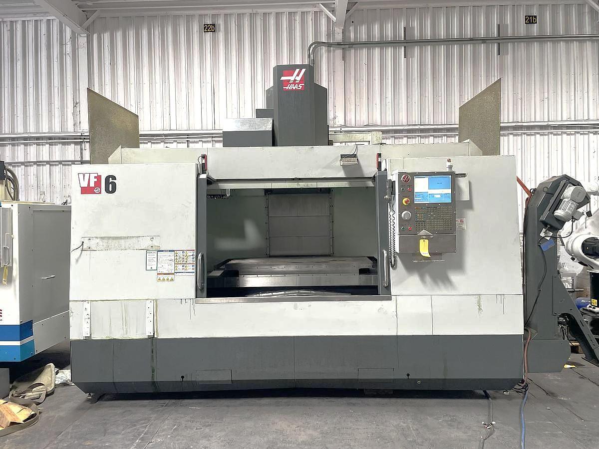 Used 2011 Haas VF-6/40 with 10,000 RPM Geared Head Spindle, 1000 PSI CTS, 4th Axis Drive, 24 Pos. Side Mounted ATC, HSM