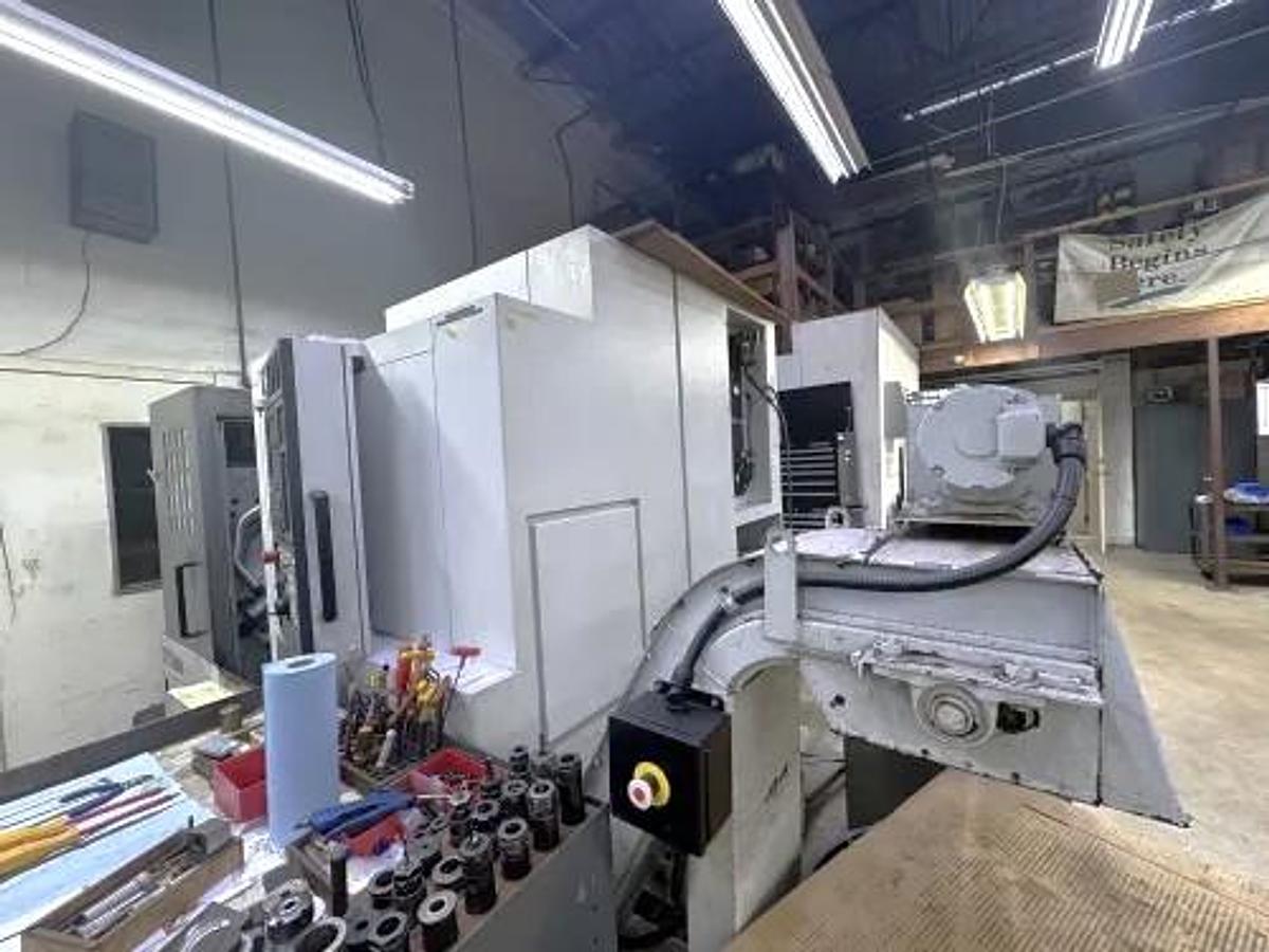 Used 2005 Mori Seiki NL-1500/500 with Chip Conveyor, 6" Hyd Chuck, 2" Bar Capacity, Tool Probe, Parts Catcher, Tailstock, MSX-850 Control