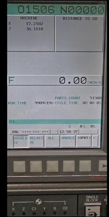 Used 2011 Doosan Puma 2600 with 10" Chuck, Tailstock, Tool Presetter, Chip Conveyor, Fanuc 0i Control